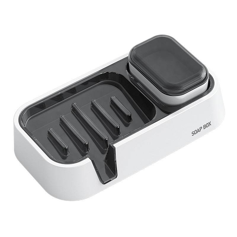 Soap Dish Punch-free Wall-mounted Double Layer - Here2Save