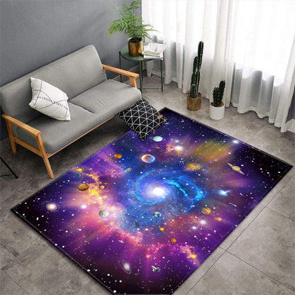 3D Planet Gorgeous Universe Living Room Carpet