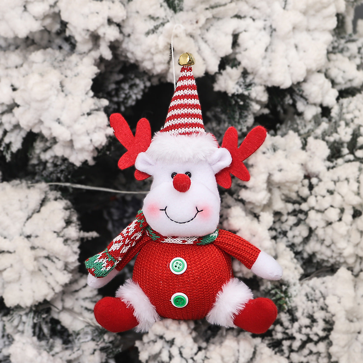 Christmas Decorations Cartoon Old Snowman Doll Christmas Tree Pendant