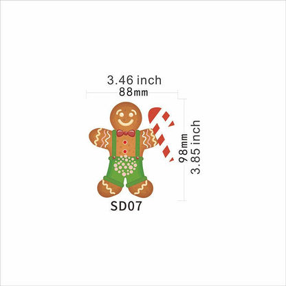 Santa Claus Magnetic Reflective Bulb Sticker - Here2Save