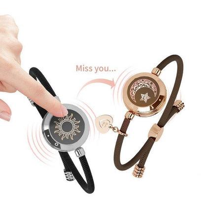 Sun-Moon Smart Sensing Couple Bracelet - Here2Save