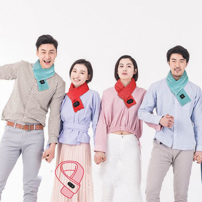 Smart USB Charging Heating Cold Proof Warm Scarf - Here2Save