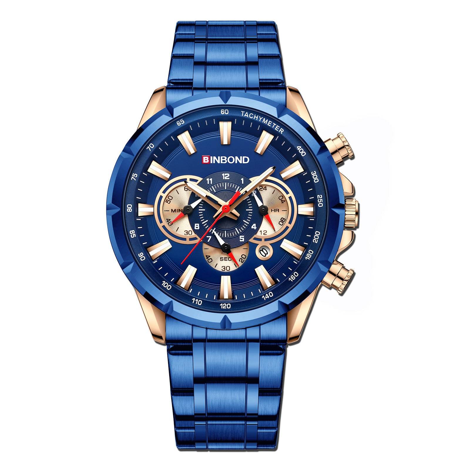 Tactical Motorcycle Waterproof Luminous Watch Timing Multi-Pointer - Here2Save