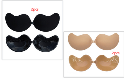 Invisible Push Up Bra Backless Strapless Bra Seamless Front Closure Bralette Underwear - Here2Save