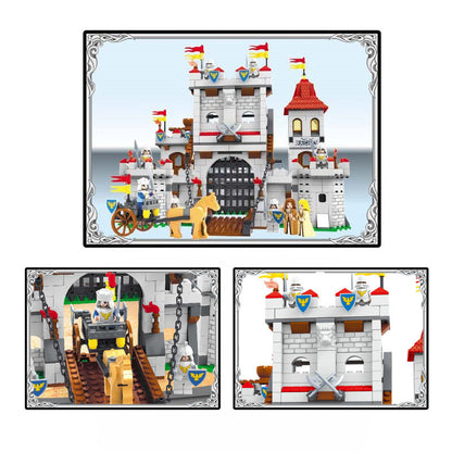 Assemble Ancient Castle Building Block In Educational Plastic