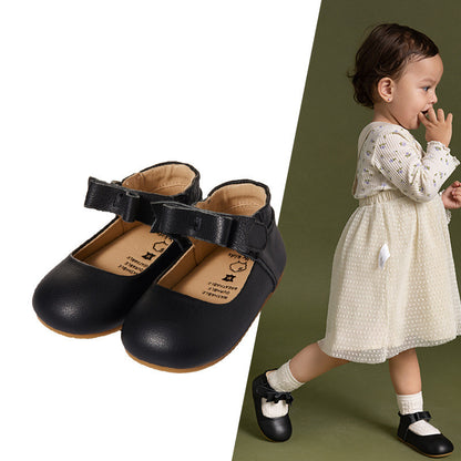 All-leather Baby Toddler Shoes For Girls And Babies, Soft-soled Children's Princess