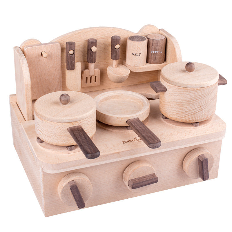 Wooden Mini Kitchen Stove Top Toy