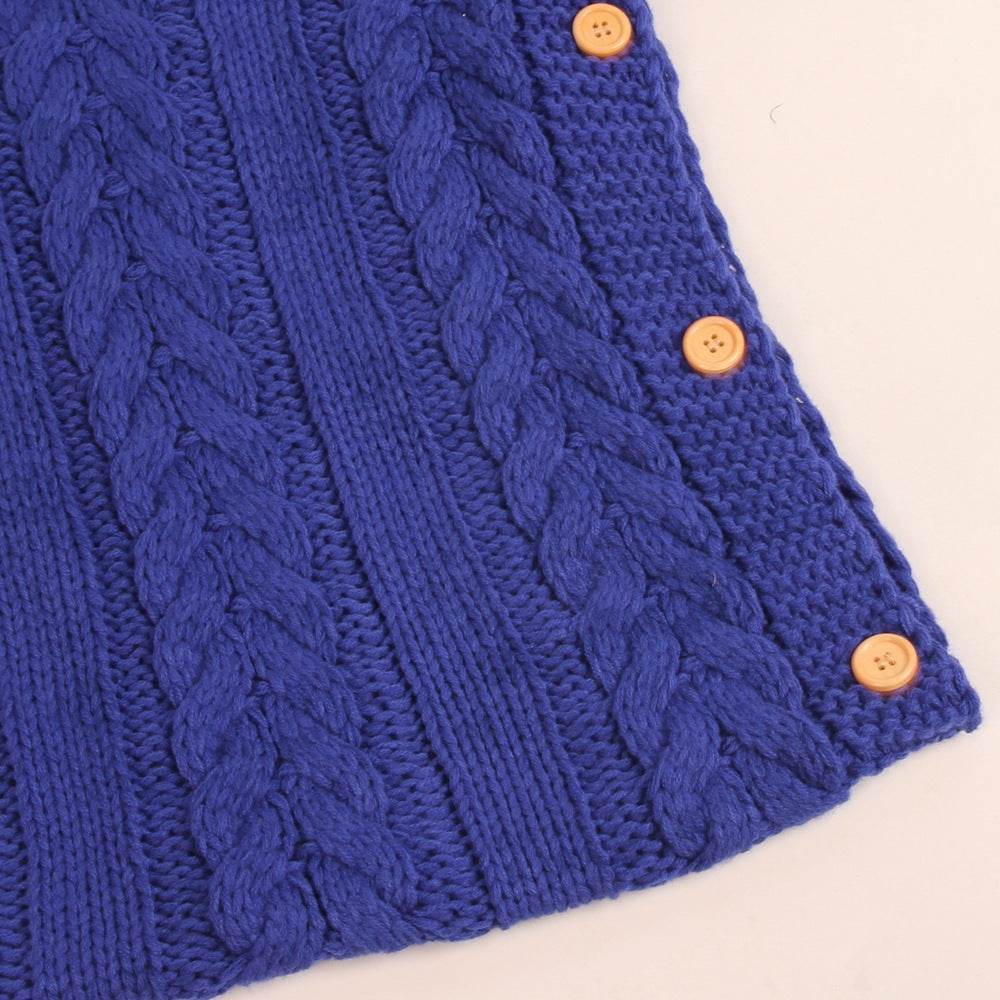 New Autumn Winter Newborn Baby Boy Girl Knit Sleeping Bag Clothes Infant Baby Pure Color Hold Blanket - Here2Save