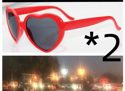 Night Lights Change Love Special Effects Glasses Sunglasses - Here2Save