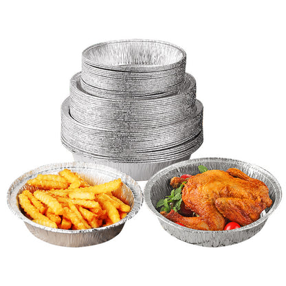 Non-stick Aluminum Foil Liners Air Fryer Disposable Paper Liner Oil-proof Steaming Basket Kitchen Tool BBQ Drip Pan Tray - Here2Save