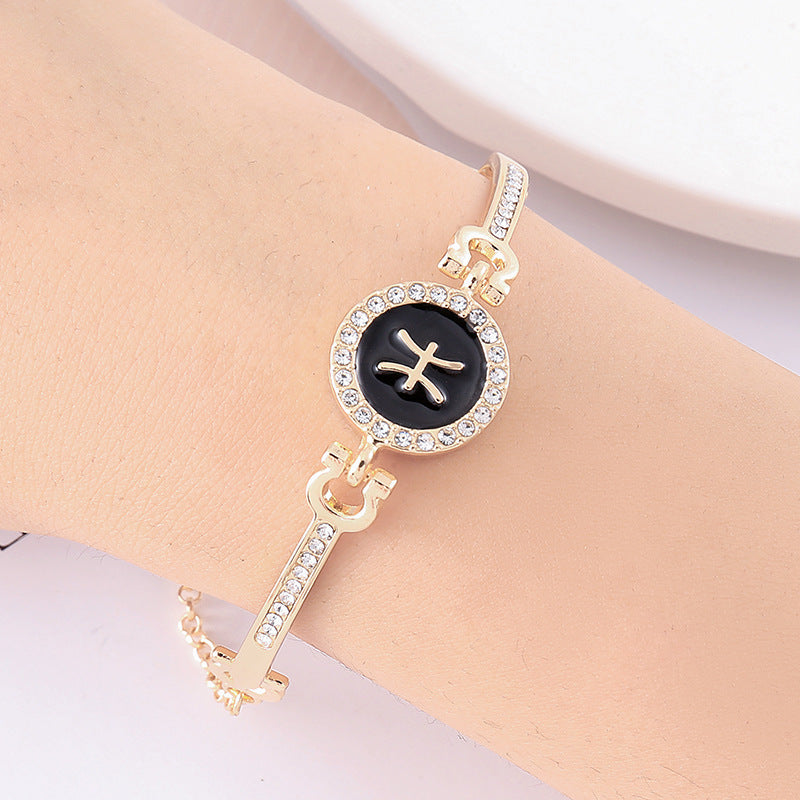 New Korean Style Fashionable Simple 12 Constellation Bracelet