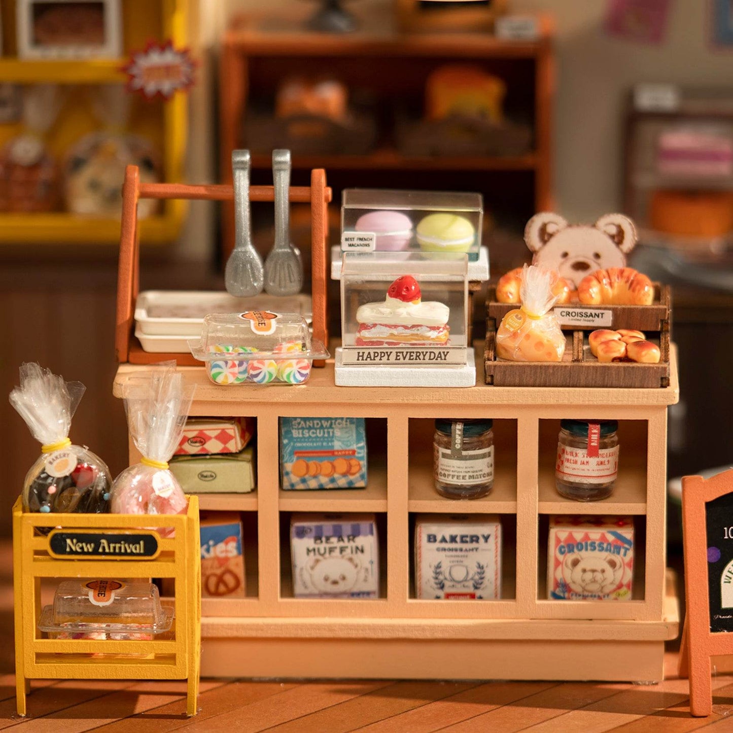 Rolife Becka's Baking House DIY Miniature House For Kids 3D Wooden Toys DG161 - Here2Save