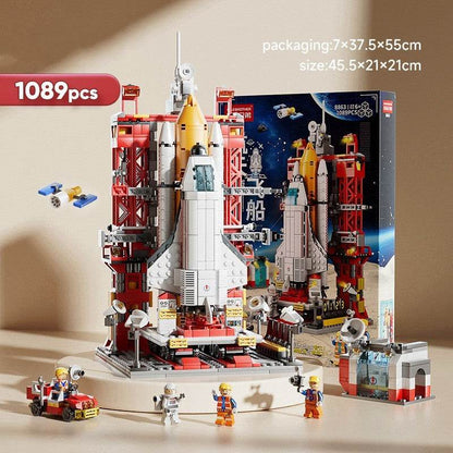 Space Rocket Model Building Block Toy - Here2Save