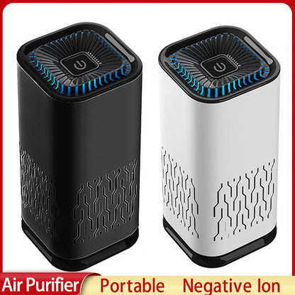 Car Air Purifier Portable Negative Ion Generator Remove Formaldehyde Dust Smoke Air Freshen Washer For Home Car - Here2Save