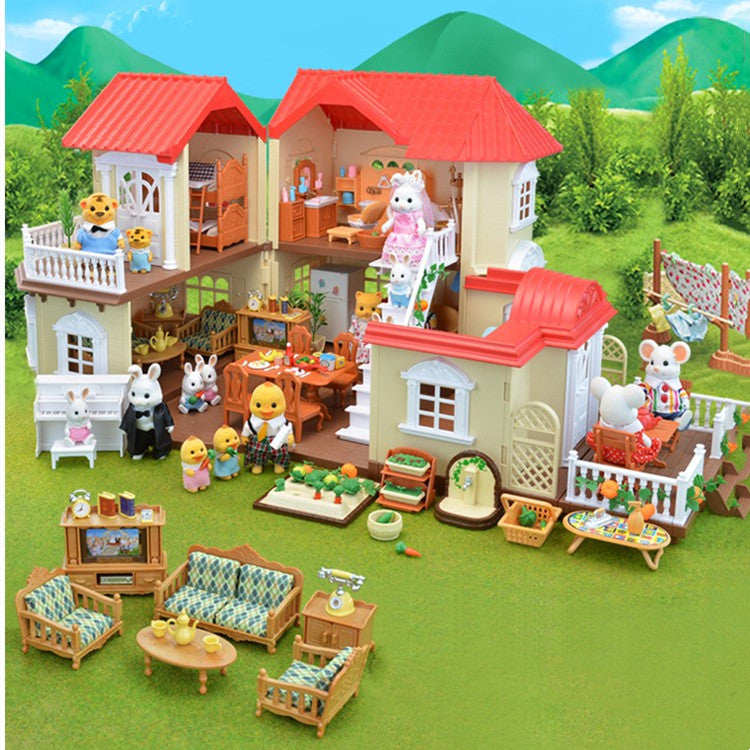 Forest Light Big House Play Every Family Toy Villa Doll Room Senbel Family Children Boy Girl Birthday Gift