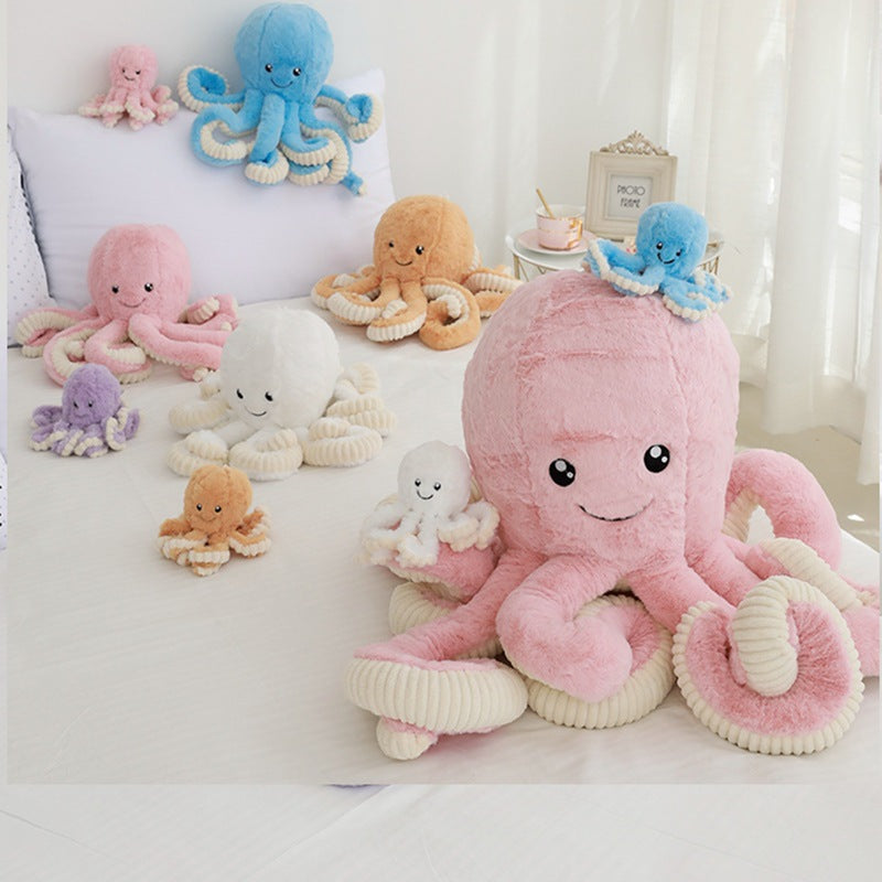 Octopus Plush Toy Octopus Doll Children's Birthday And Holiday Gift Ragdoll Eight-legged Squid Doll