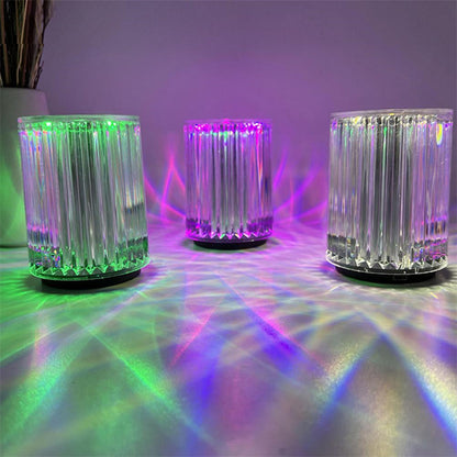 Crystal Lamp Table Lamp Atmosphere Creative Line Small Night Lamp Led Lights - Here2Save