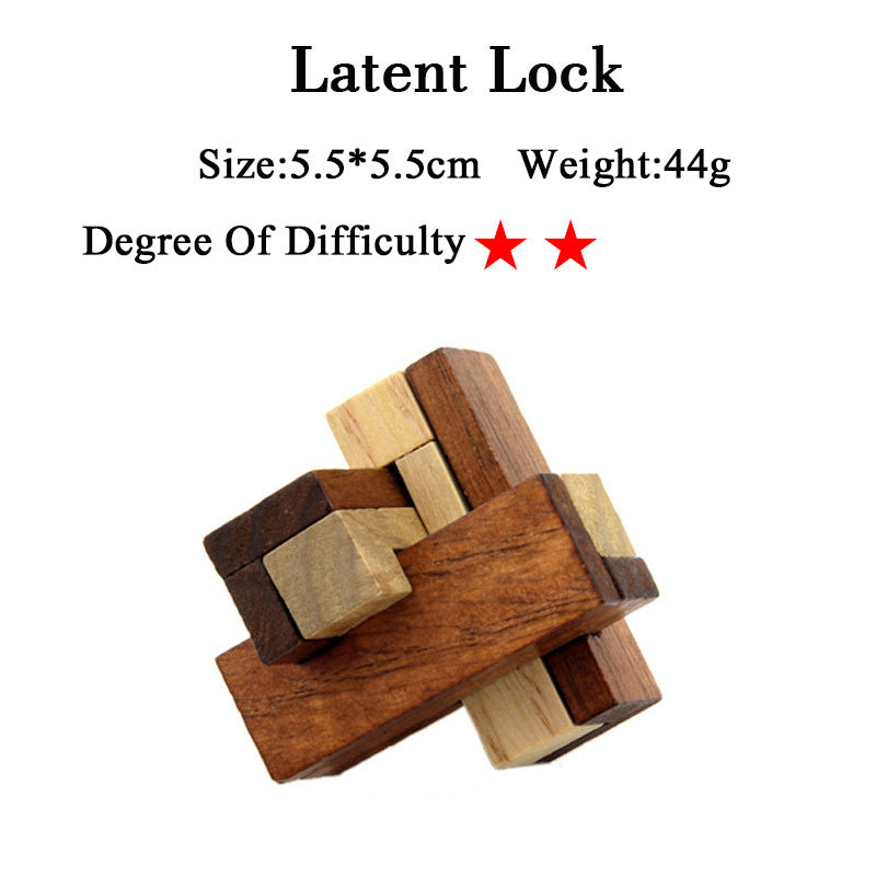 Kongming lock bamboo educational toy