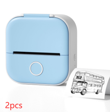 Portable Mini Thermal Label Printer Home Photo Printer Student Wrong Question Printer Bluetooth Mini Label Printer Price Tag - Here2Save