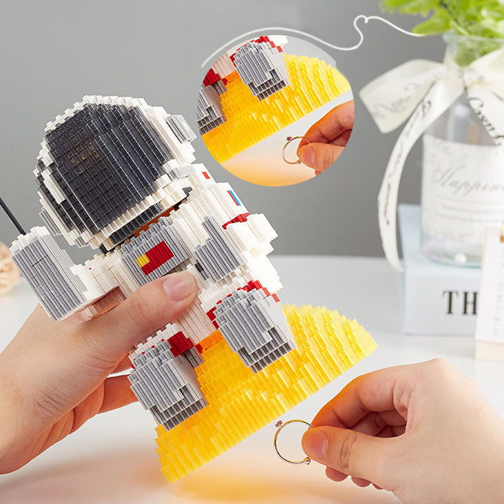 Astronaut Spaceman Series Small Particle Building Blocks Assembly Educational Toys Gifts For Men And Women