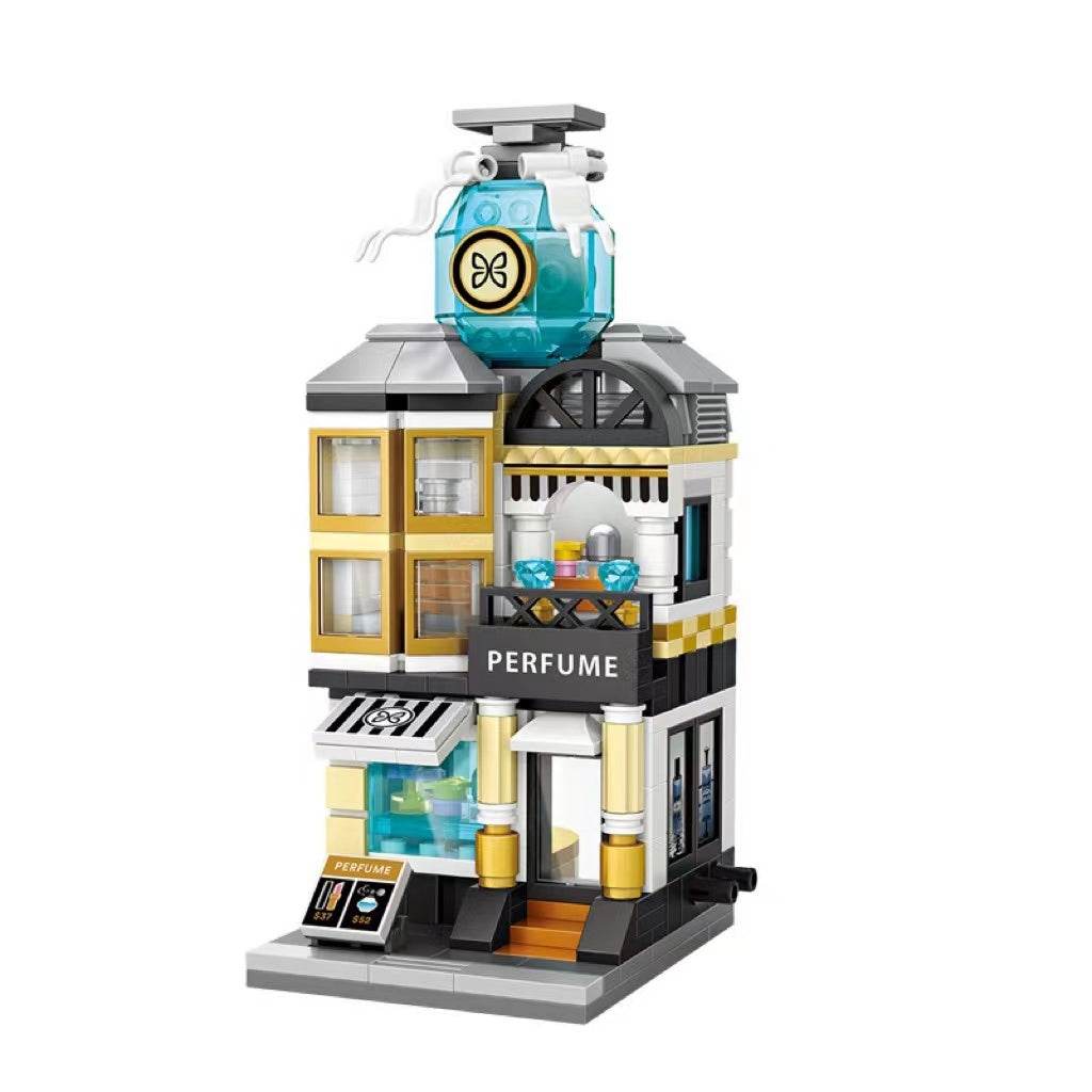 Street View Children's Small Particle Assembling Building Blocks Educational Toys - Here2Save