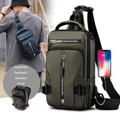 Crossbody Bags Men Multifunctional Backpack Shoulder Chest Bags - Here2Save