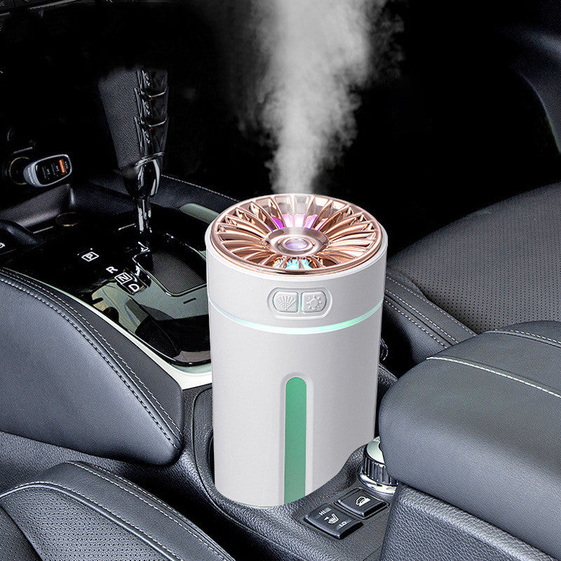 Wireless Air Humidifier Colorful Lights Mute Ultrasonic USB Fogger Diffuser Purifier 800mAh Rechargeabl Cool Mist Maker For Car - Here2Save