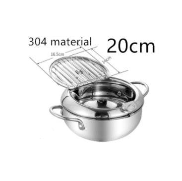 Stainless Steel Telescopic Folding Basket Frying Basket French Fries Degreasing Kitchen Tool - Here2Save