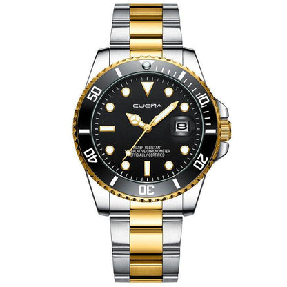 Quartz Watch Steel Band Calendar Fashion - Here2Save