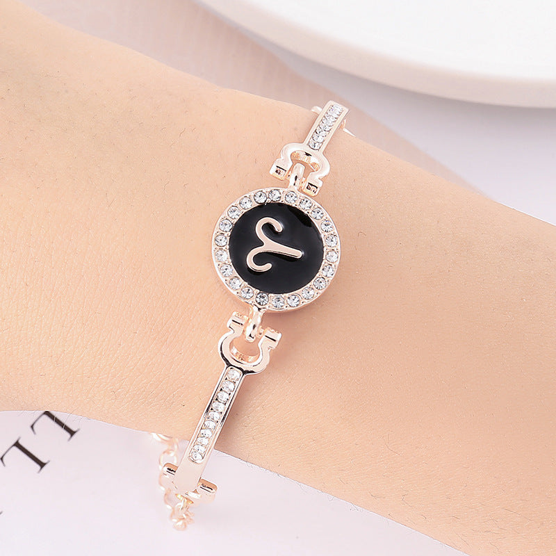 New Korean Style Fashionable Simple 12 Constellation Bracelet