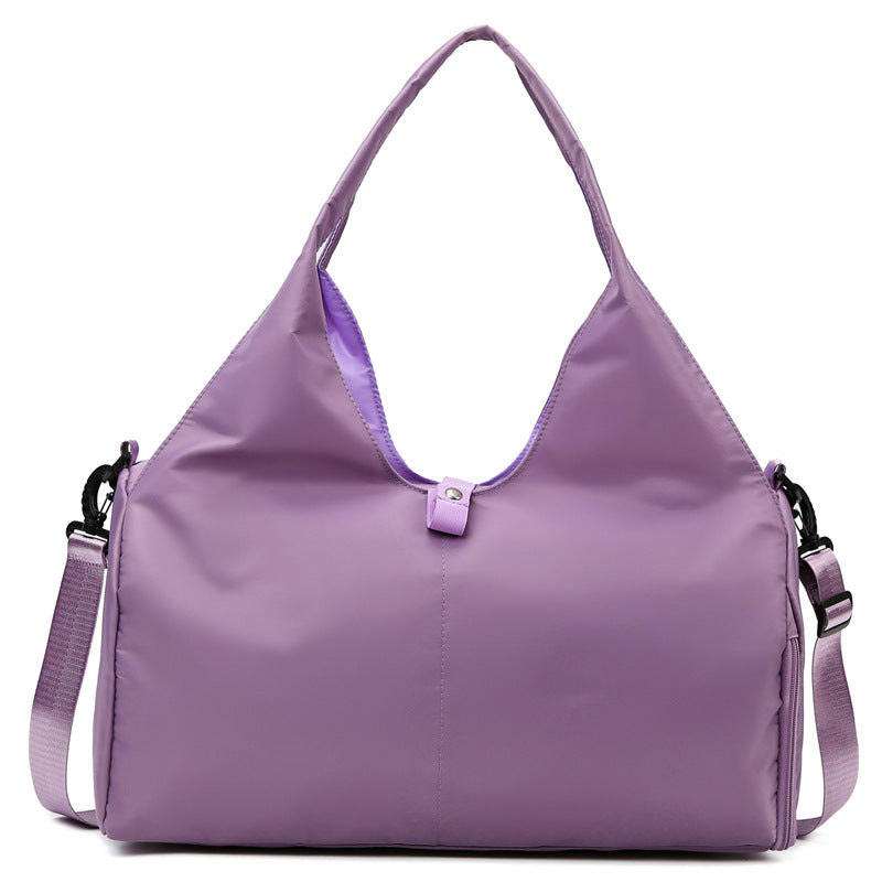 Bolsa de Yoga para mujer, bolsa de viaje para almacenamiento de gran capacidad, separación de ropa seca y húmeda, deportiva, para Fitness, puede llevar esterillas de Yoga