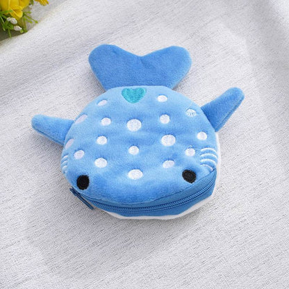 Plush Children's Shark Coin Purse Cute Cartoon Pendant - Here2Save
