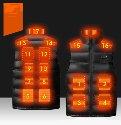 District 17 Down Self-heating Vest