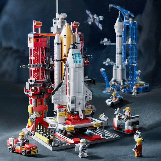 Space Rocket Model Building Block Toy - Here2Save