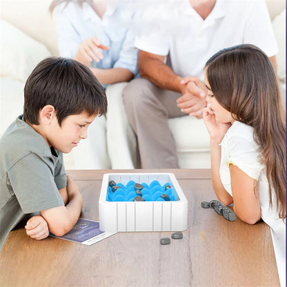 Juego de ajedrez magnético, juego de mesa de piedra magnética, juguete para niños, juego de batalla educativo, regalo de Navidad