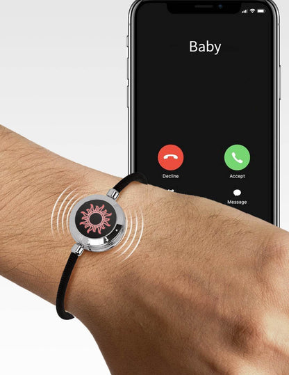 Sun-Moon Smart Sensing Couple Bracelet - Here2Save