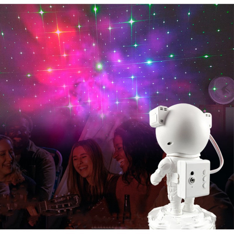 Astronaut Starry Sky Projection Lamp RGB Colorful Transformation Starry Sky Projection