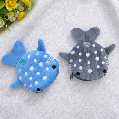 Plush Children's Shark Coin Purse Cute Cartoon Pendant - Here2Save