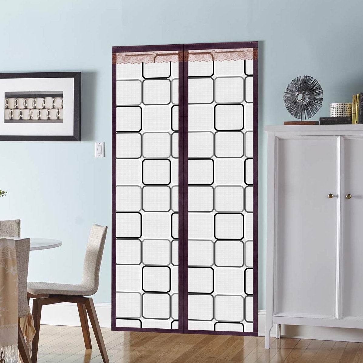 Warm Air Conditioner Door Curtain Transparent Magnetic Winter Gadgets - Here2Save