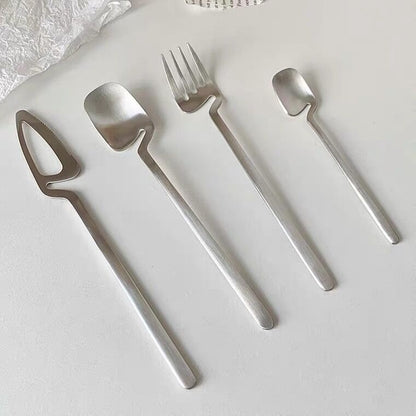 Creative Knife Fork And Spoon Alloy Good Looking Simple Tableware