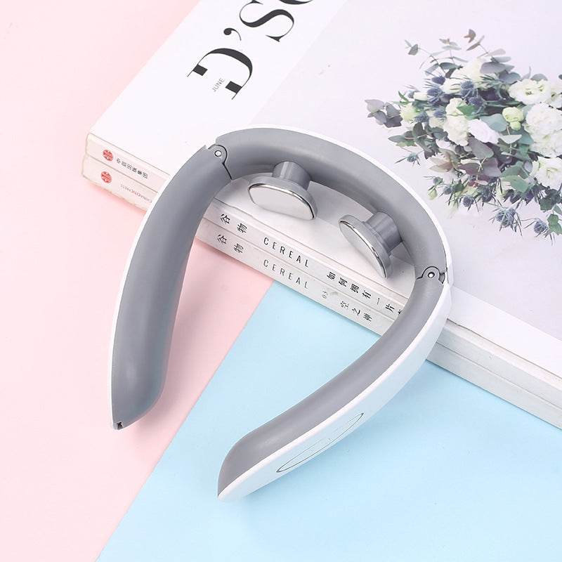 Neck Massager Head Relax Muscle Vibration Massage USB Charging Electric Therapy Cervical Relief Pain Health Care Tool - Here2Save