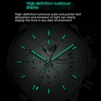 Full-automatic Waterproof Luminous Calendar Watch