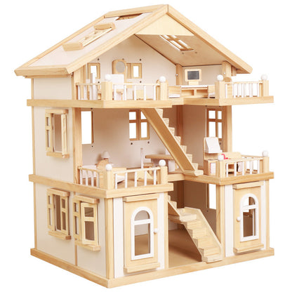 Wooden Children's Replica House Toy