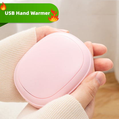 USB Hand Warmer Charging Portable Pebble Hand Warmer Single Side Heating - Here2Save