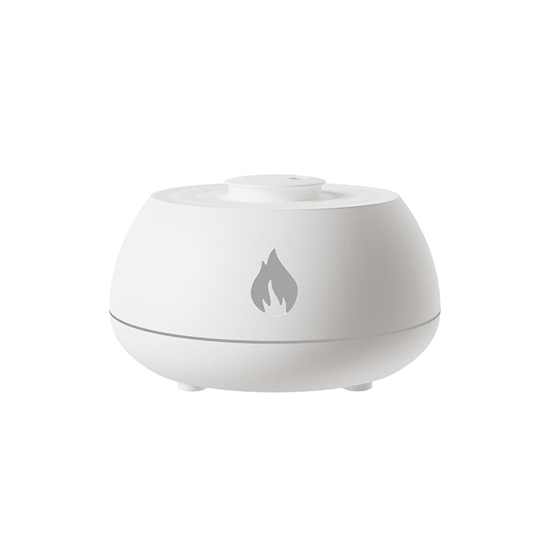 Flame Humidifier Aromatherapy Diffuser 7 Colors Light Home Air Humidifier 130ML USB Room Fragrance Essential Oil Diffuser - Here2Save