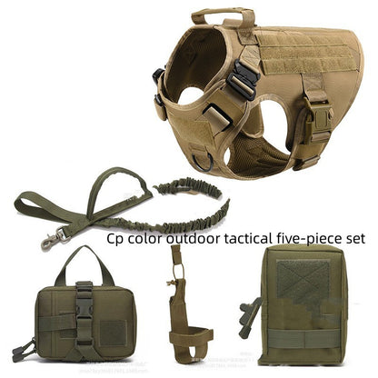 Tactical Dog Harness Pet German Shepherd K9 Training Vest Dog Harness And Leash Set For All Breeds Dogs - Here2Save