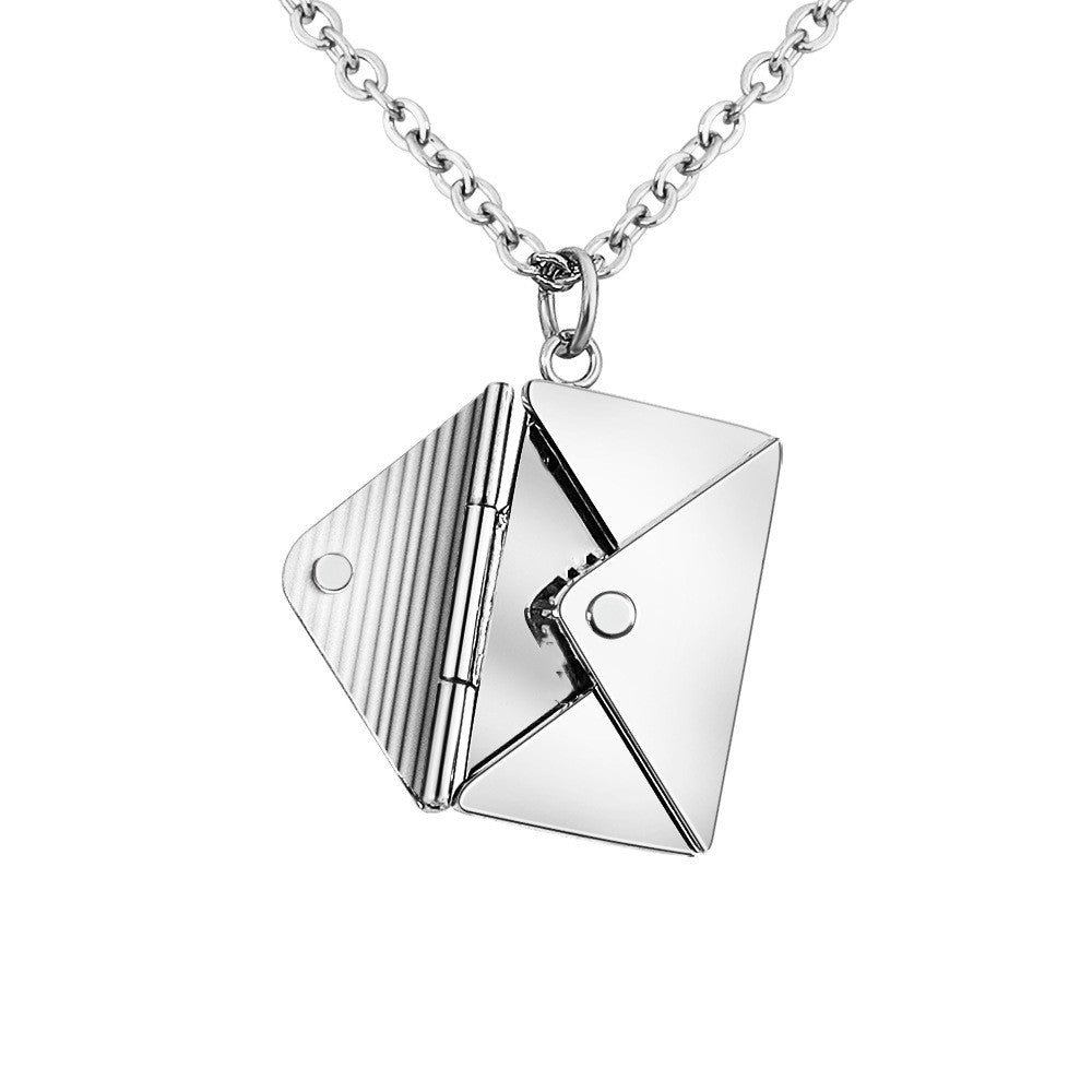 Fashion Jewelry Envelop Necklace Women Lover Letter Pendant Best Gifts For Girlfriend - Here2Save