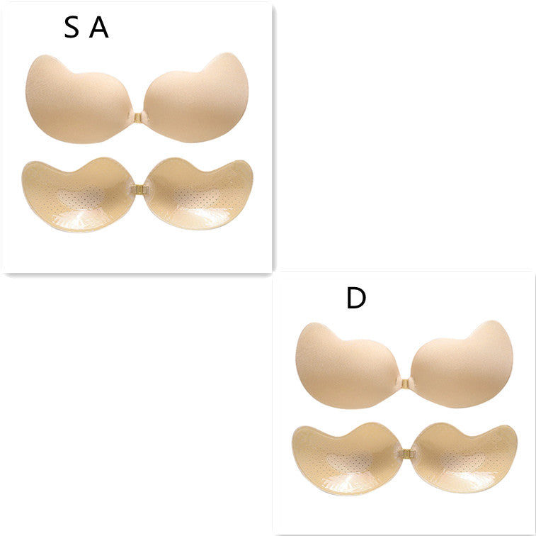 Invisible Push Up Bra Backless Strapless Bra Seamless Front Closure Bralette Underwear - Here2Save