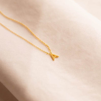 Stainless Steel Letter Necklace - Here2Save