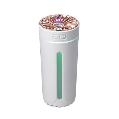 Wireless Air Humidifier Colorful Lights Mute Ultrasonic USB Fogger Diffuser Purifier 800mAh Rechargeabl Cool Mist Maker For Car - Here2Save